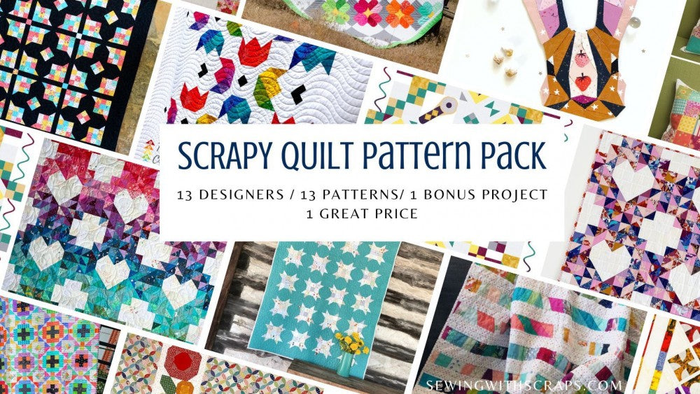 Scrappy Quilt Pattern Pack