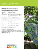 Load image into Gallery viewer, Lime and Soda Quilt Pattern - PDF
