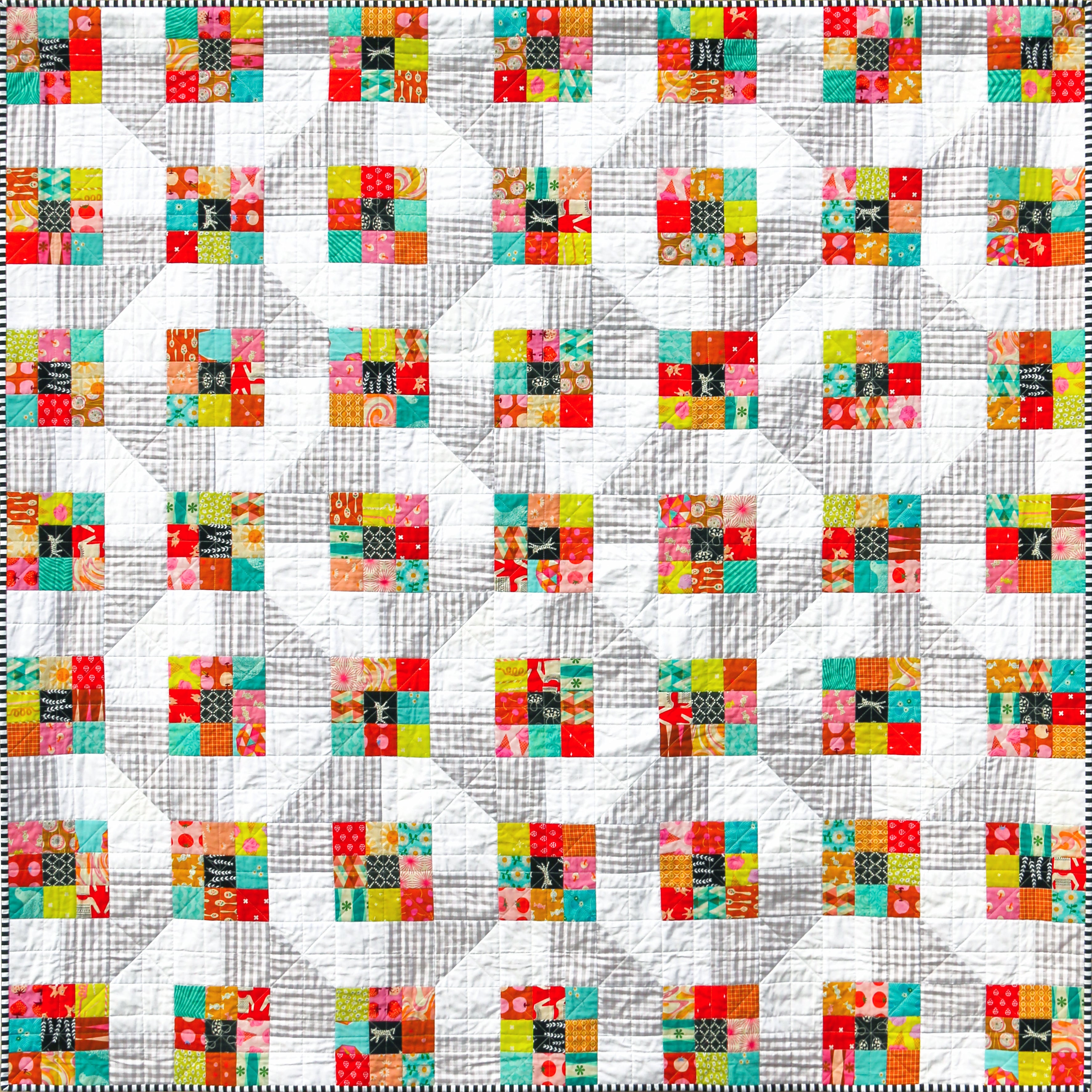 Mixed Lollies Quilt Pattern - Printed