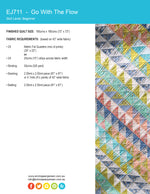 Load image into Gallery viewer, Go With The Flow Quilt Mini Pattern - PDF
