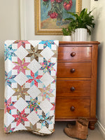 Load image into Gallery viewer, Liberty Stars Quilt Pattern - Printed Pattern with Template
