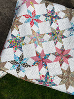 Load image into Gallery viewer, Liberty Stars Quilt Pattern - Printed Pattern with Template
