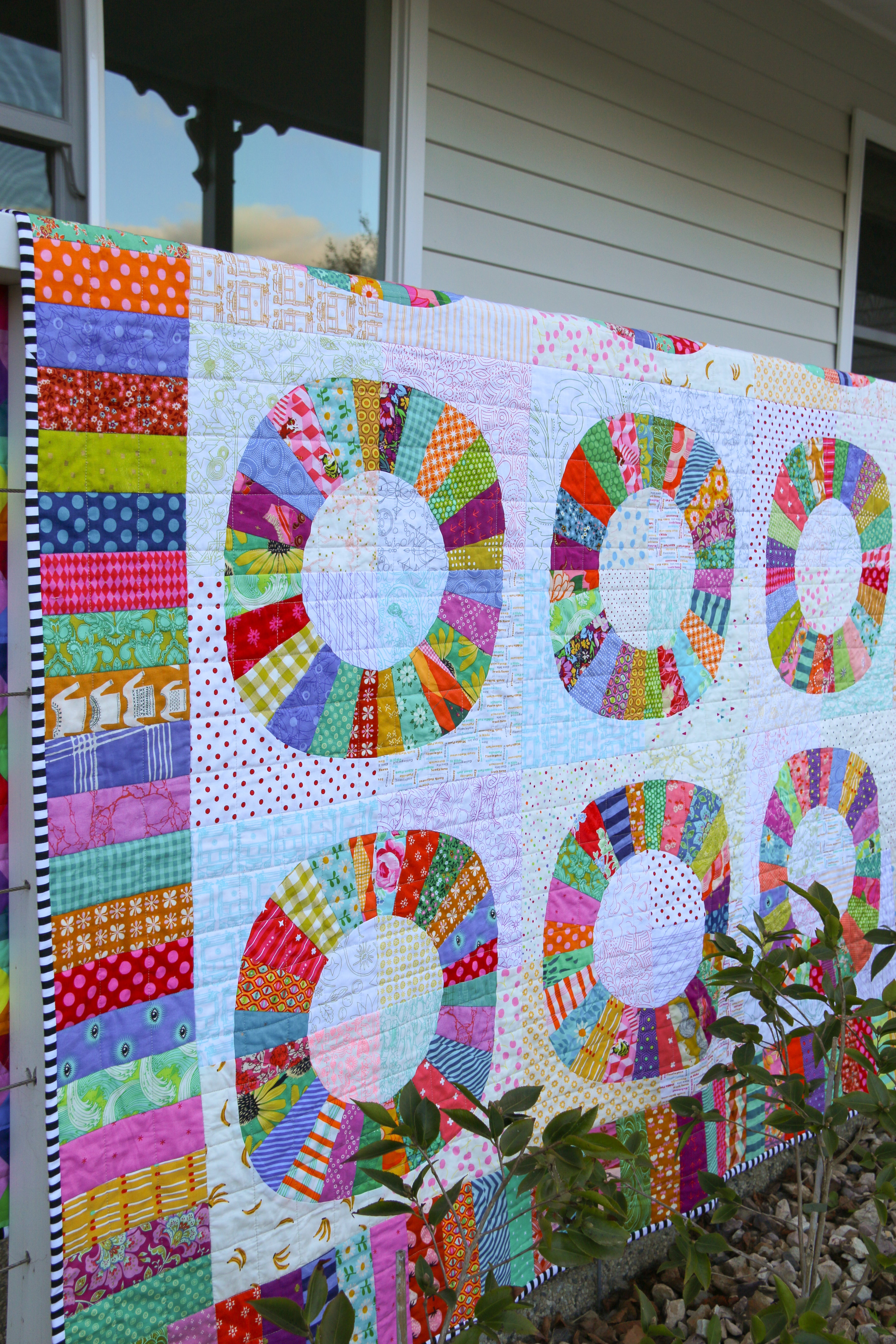 Wheels of Fortune Quilt Pattern - Printed