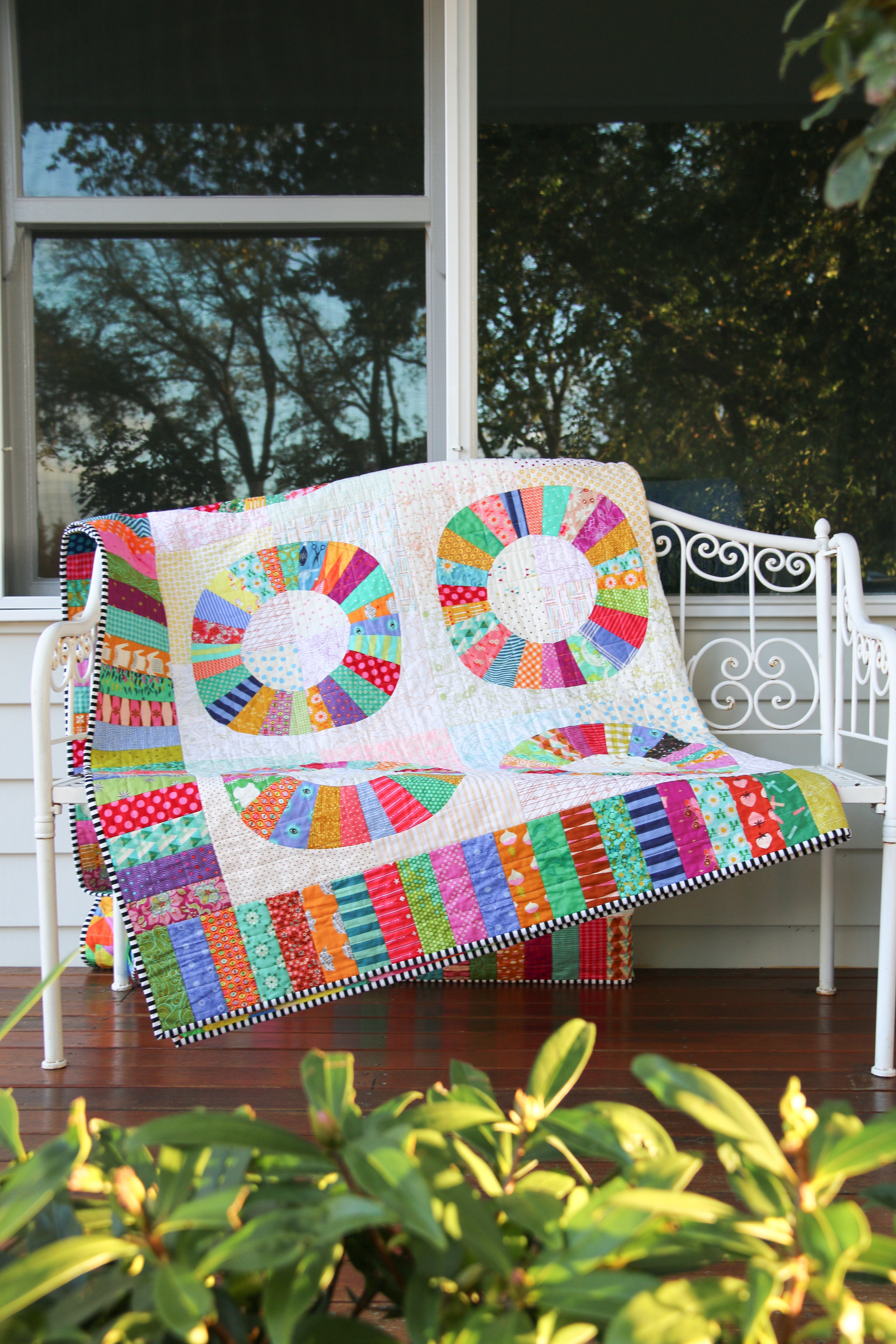 Wheels of Fortune Quilt Pattern - Printed