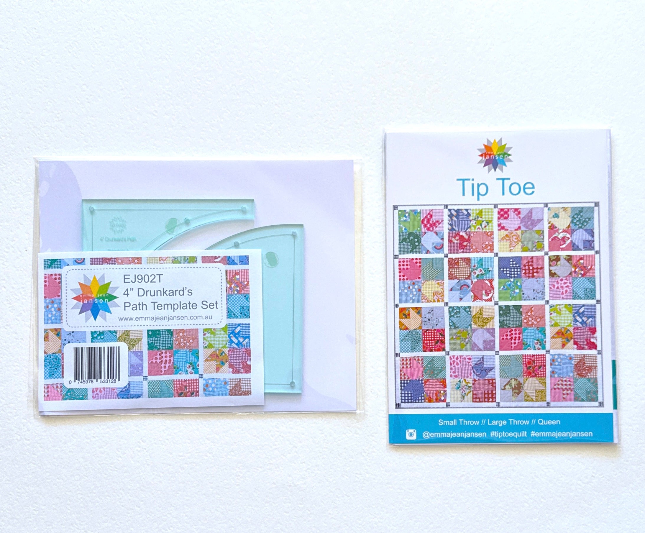 Tip Toe Pattern and Template Set
