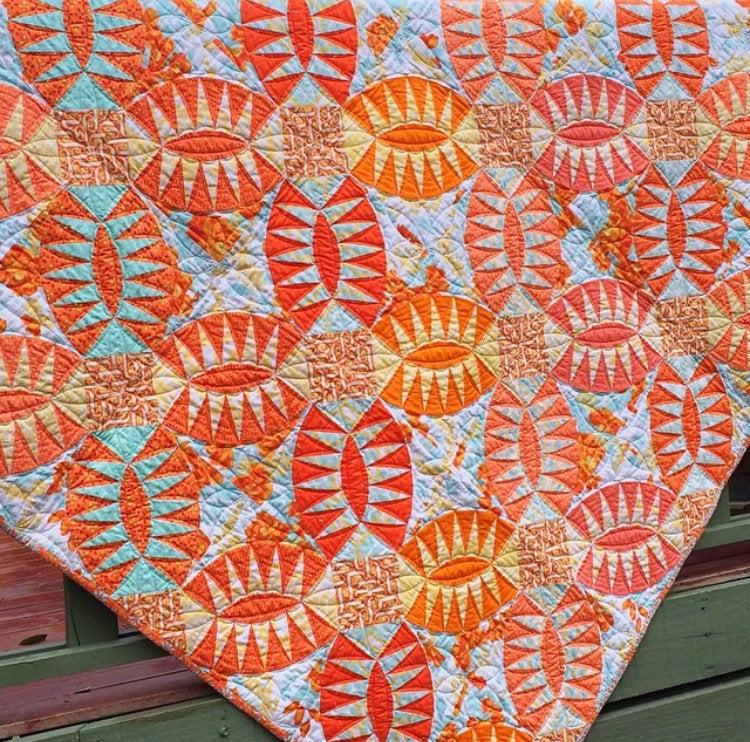 Pickled Orange Peel Quilt Pattern - PDF