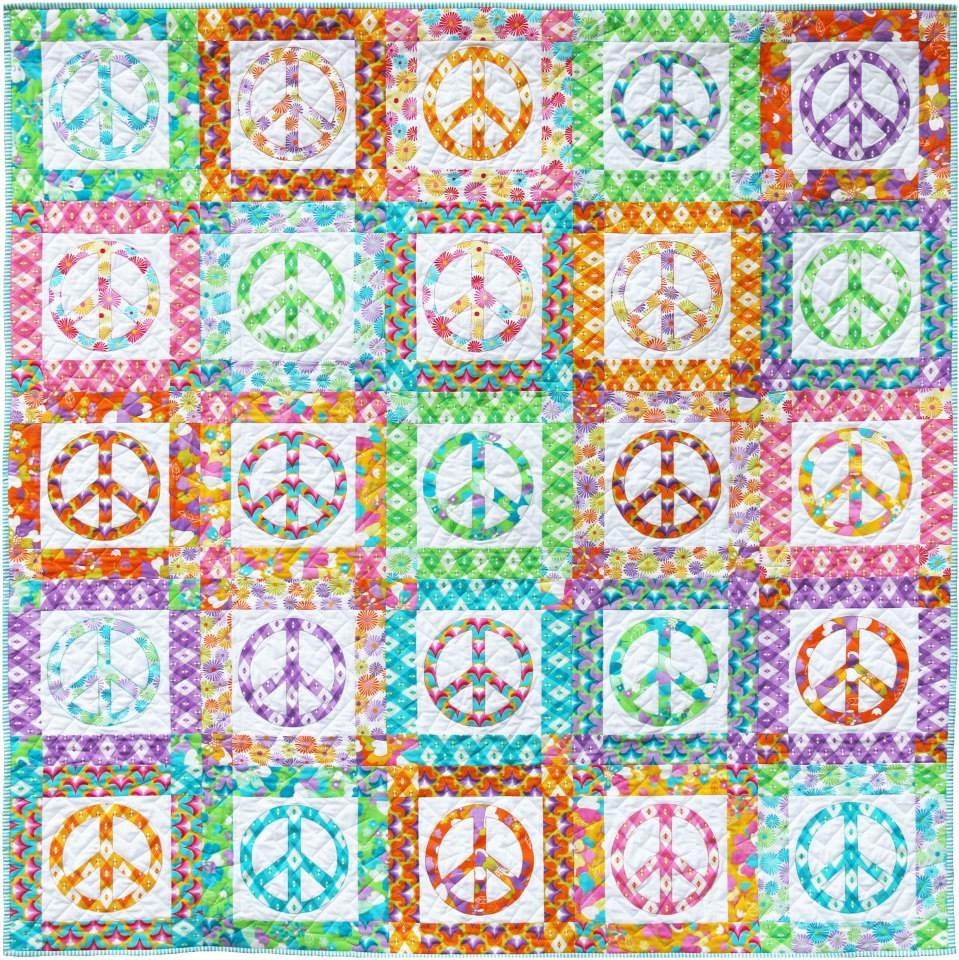 Peace Quilt Pattern - PDF
