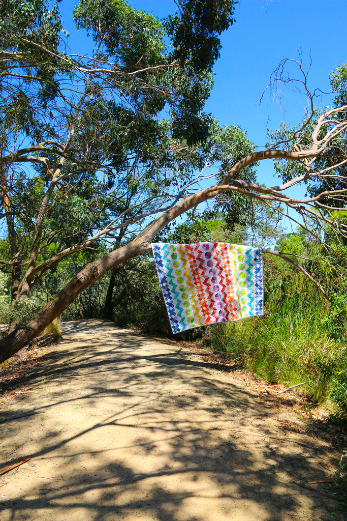 Rainbow Row by Row Quilt Pattern - PDF – Emma Jean Jansen