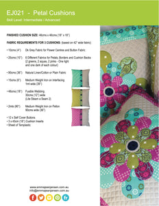 Petal Cushions Pattern - PDF
