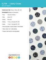 Load image into Gallery viewer, Liberty Circles Quilt Mini Pattern - PDF
