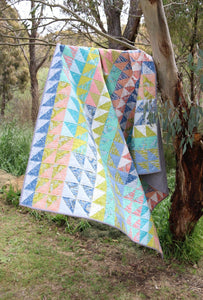 Go With The Flow Quilt Mini Pattern - PDF