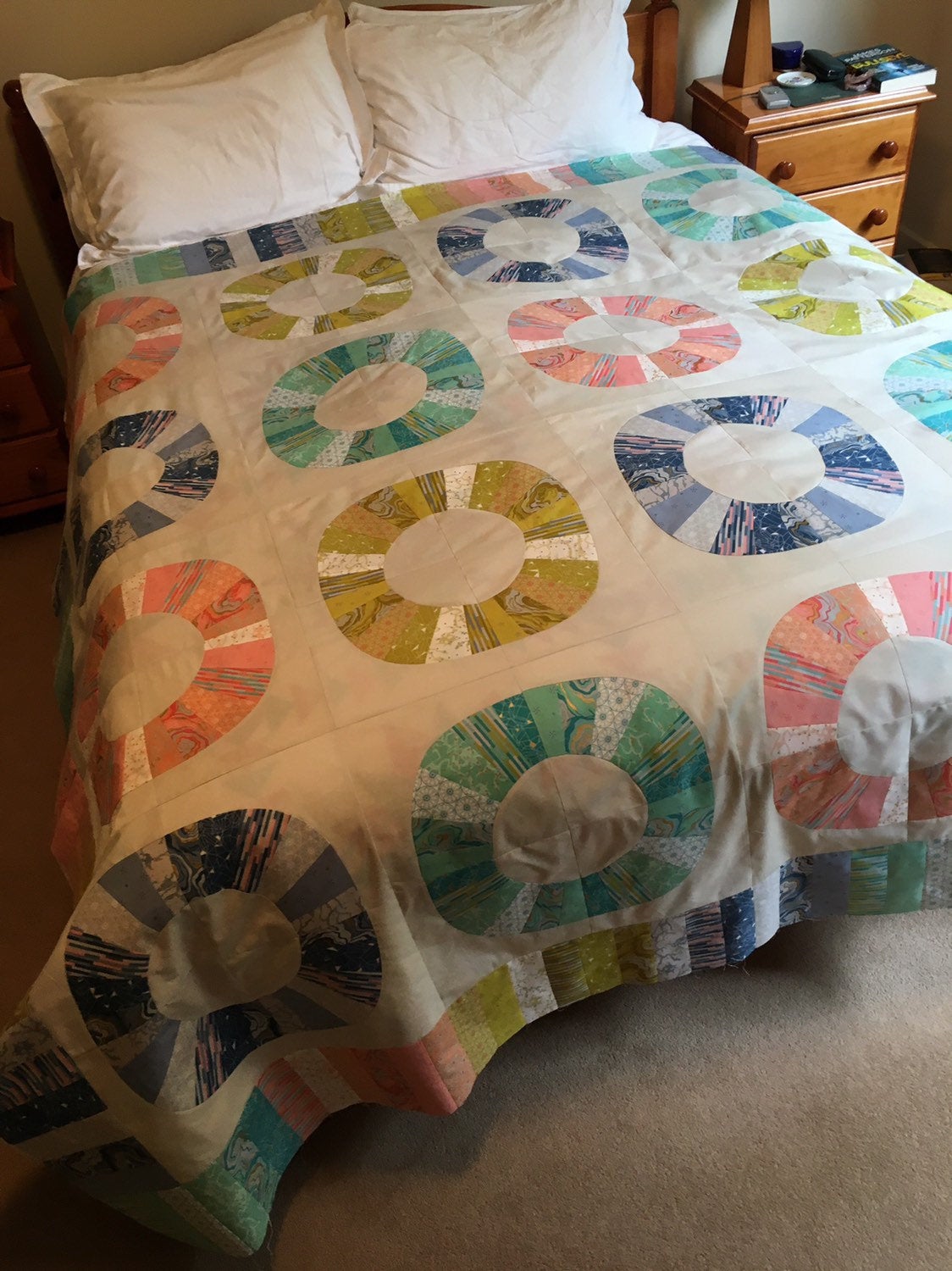 Wheels of Fortune Quilt Pattern - PDF