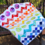 Load image into Gallery viewer, Rainbow Row by Row Quilt Pattern - PDF

