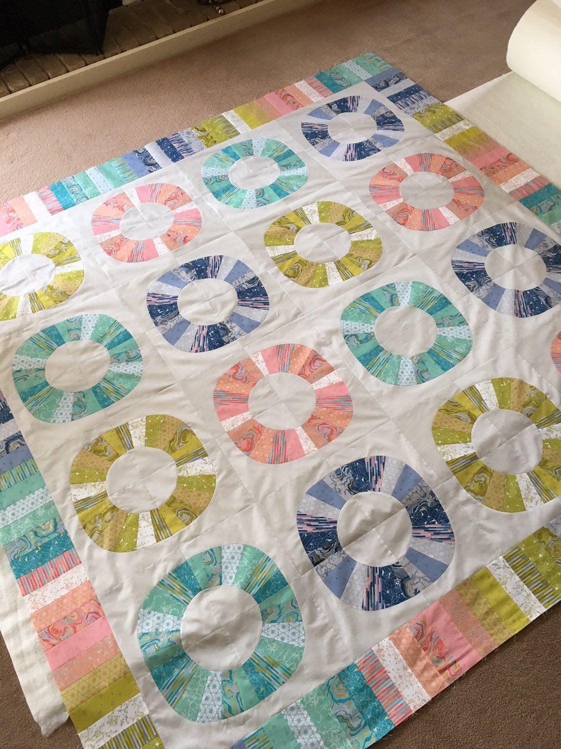 Wheels of Fortune Quilt Pattern - PDF
