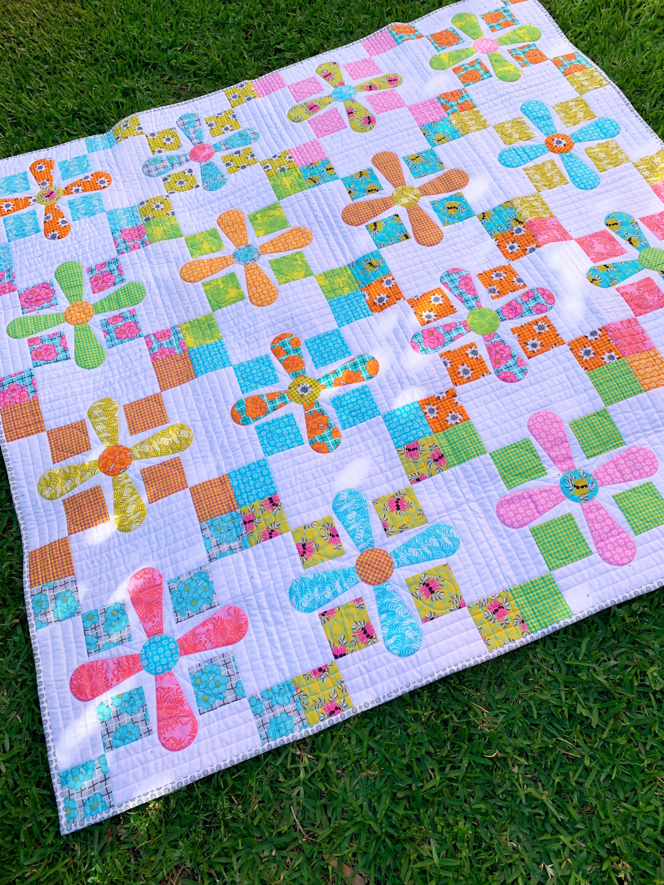 Outback Blossoms Quilt Pattern - PDF