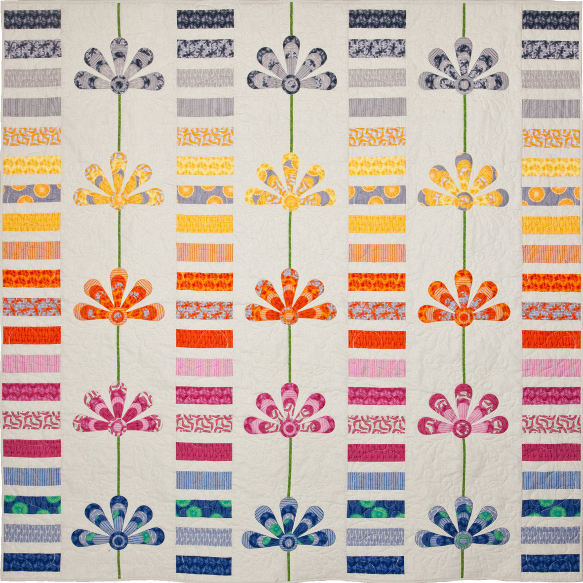 Australis Blooms Quilt Pattern - PDF